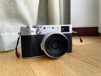 Fujifilm x100v + konwerter WCL x100 II i akcesoria
