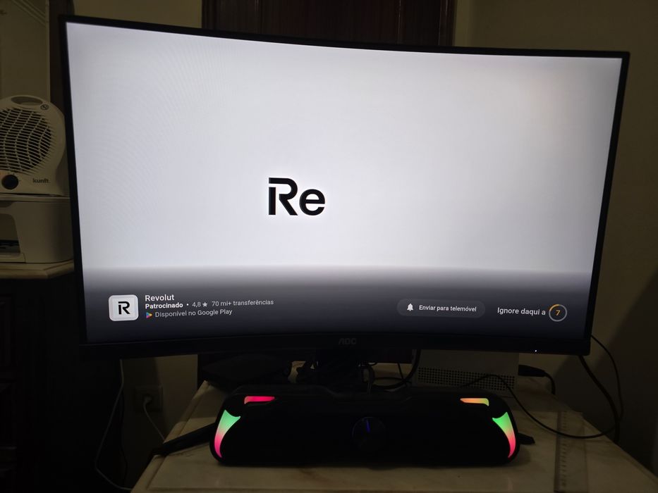 Monitor gamer AOC 27  TELA CURVA
