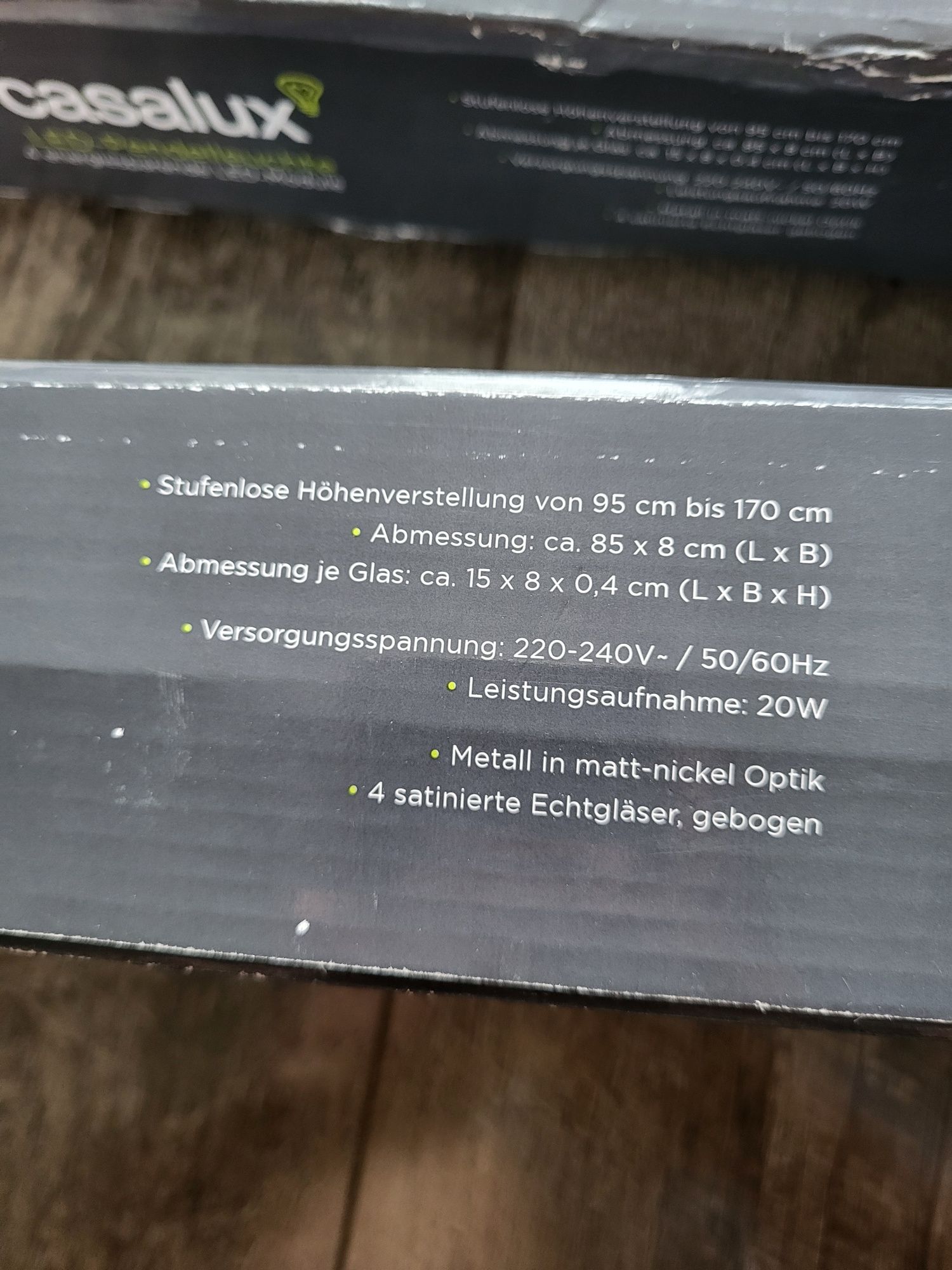 Lampa wisząca LED Casalux x2