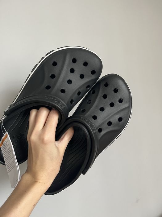 Крокси чорні баябенд crocs bayaband black