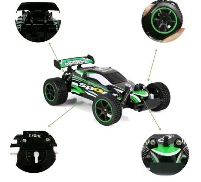 Mad Runner Carro Sport RC Speed Racing (Atinge 20Km/h) Novo