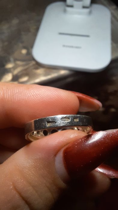 Серебряное кольцо серёжки набор 925 пробы