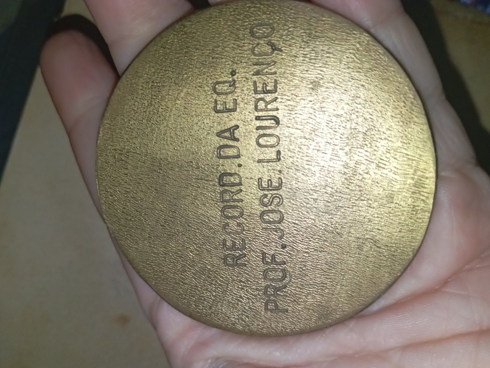 Medalha Record da equipa prof José Lourenço