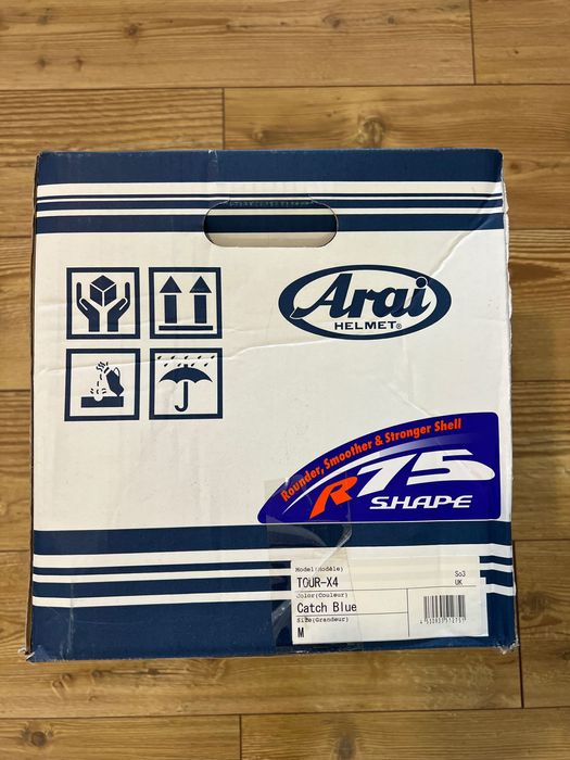 Capacete Arai X4 Blue Drudi Performance