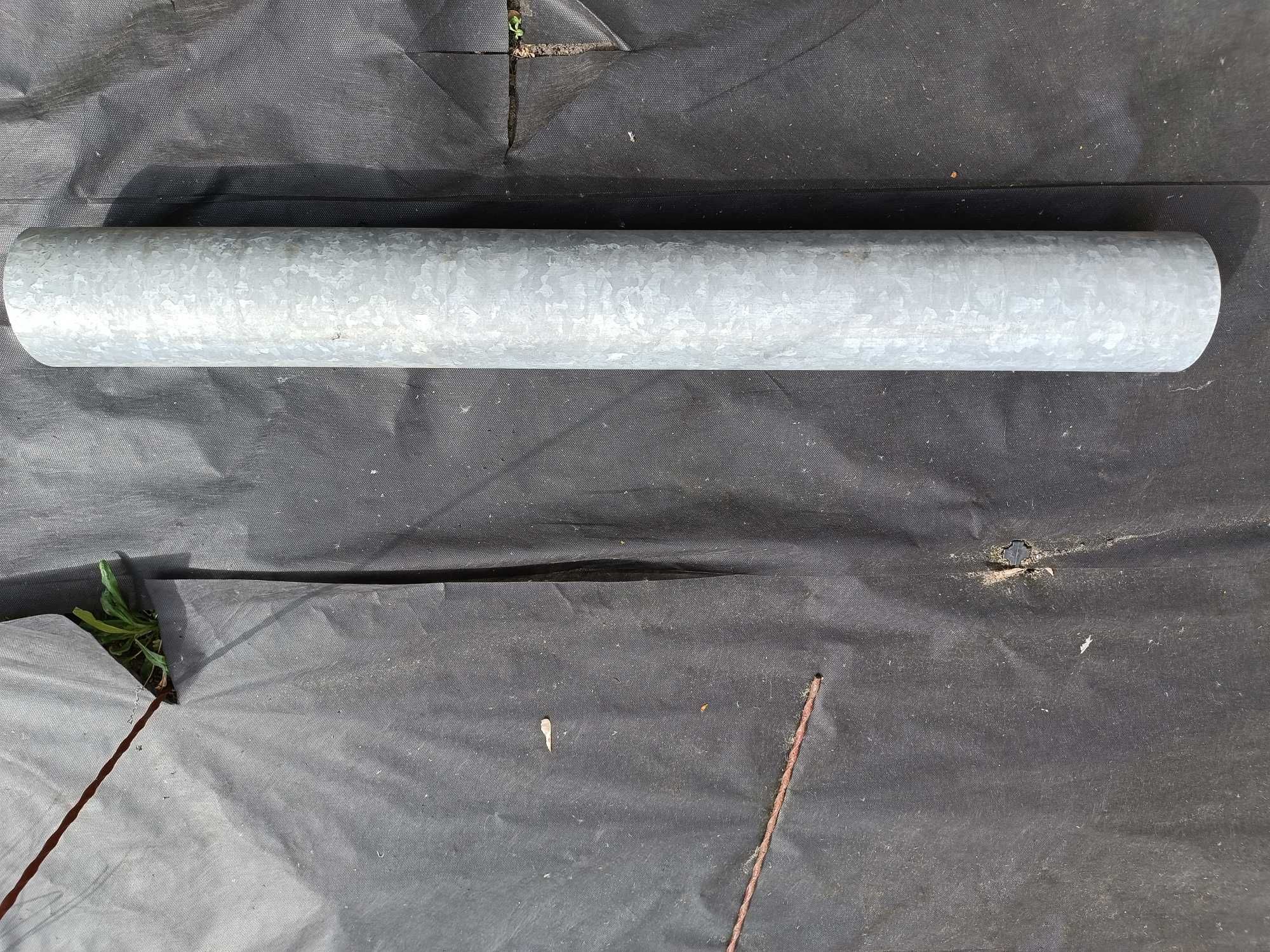 Rura spustowa ocynk, dł. 1m, średnica 120 mm, 18 sztuk