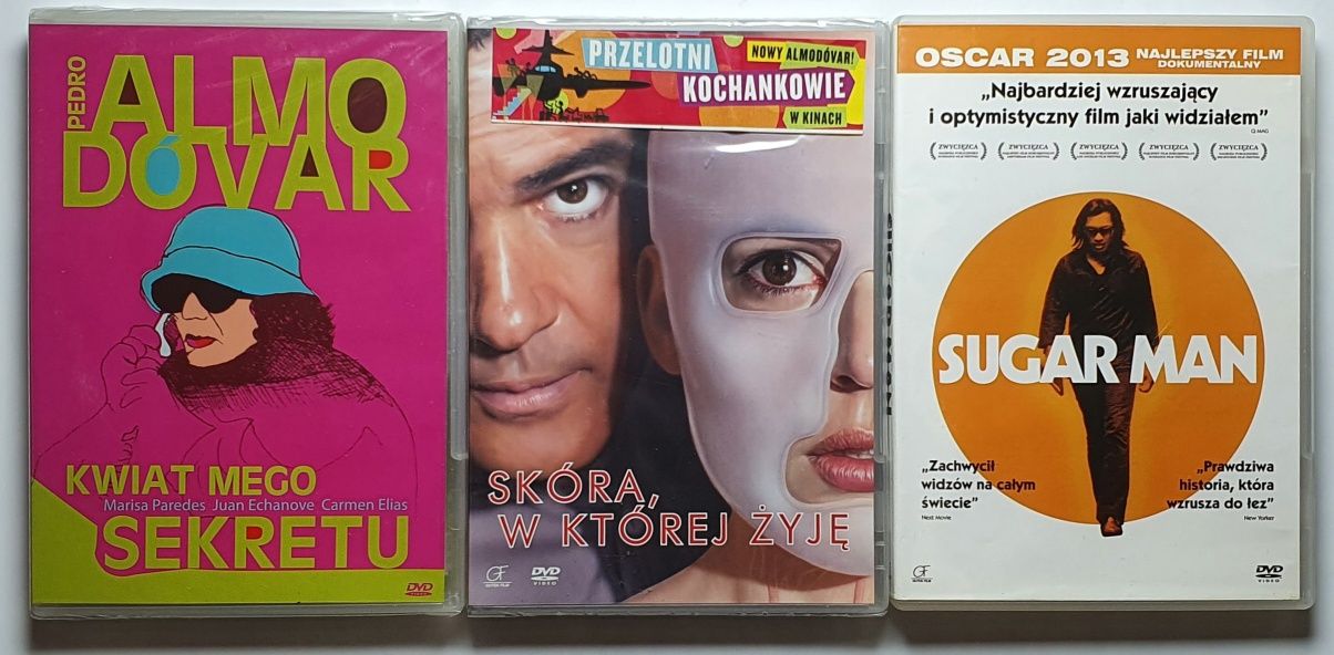 Zestaw DVD P. Almodovar "Kika" "Złe wychowanie" "Skóra w której żyję"