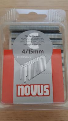 Скоба Novus С 4 / 15 mm