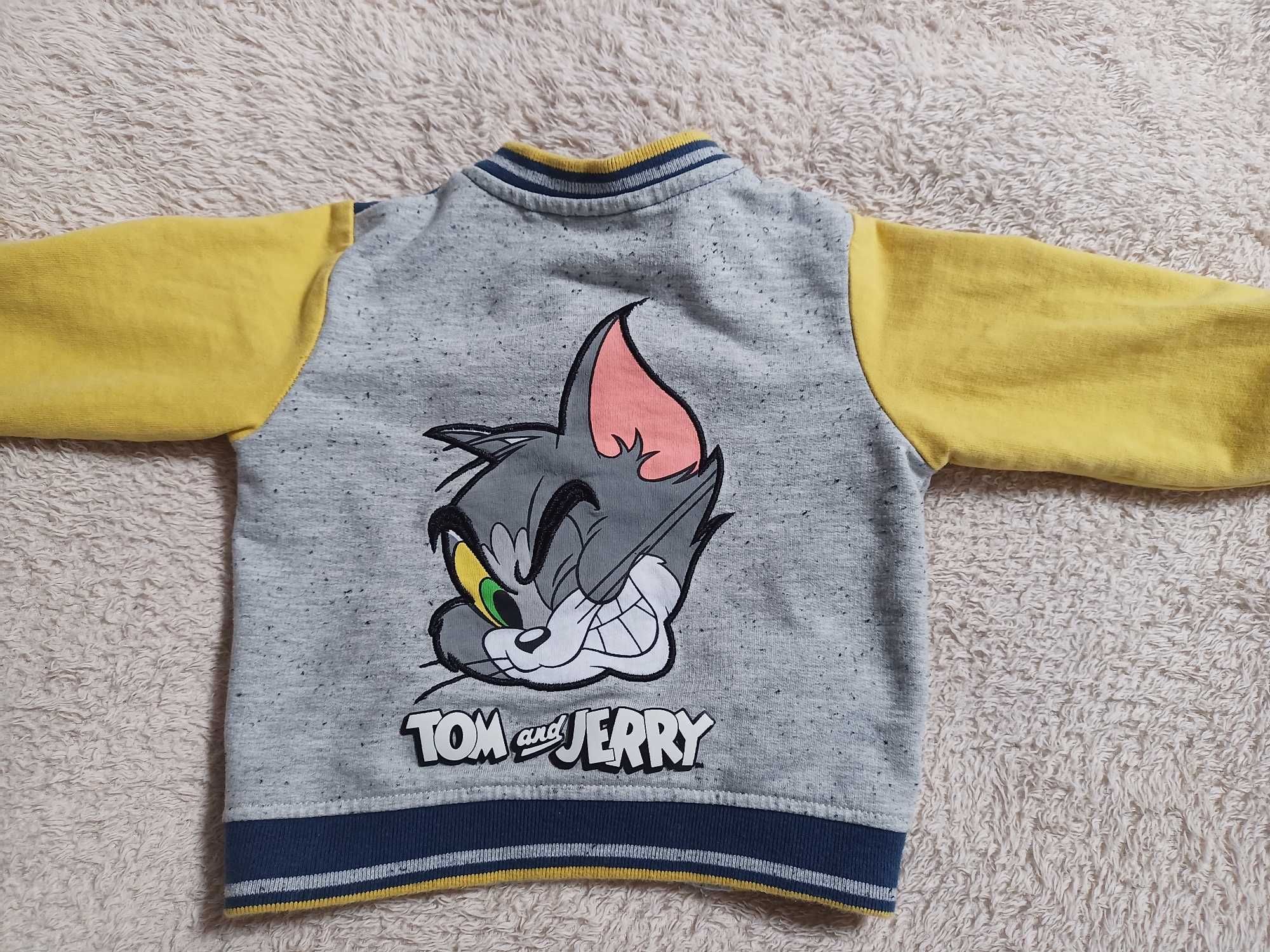 Bluza rozpinana r. 74 bomberka Tom and Jerry Smyk