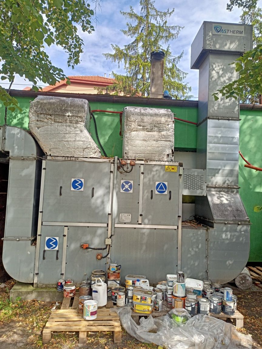 Kabiny Lakiernicza 3 ścianki z nagrzewnicą rekuperatorem powietrza