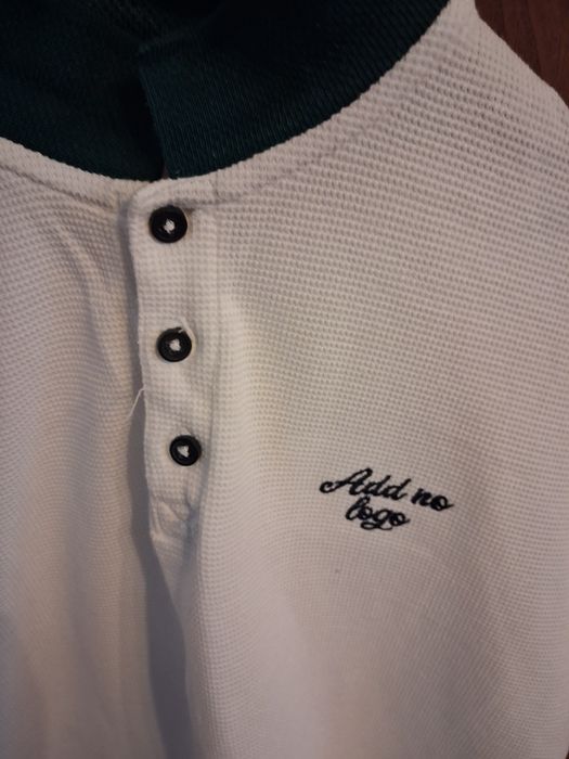 Biała koszulka polo chłopięca  Zara 152