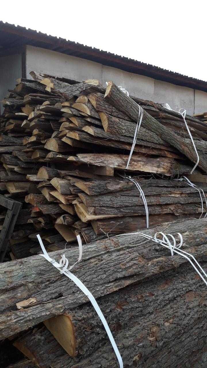 Zrzyny oflisy boki oblodry  klocki dąb dębowe