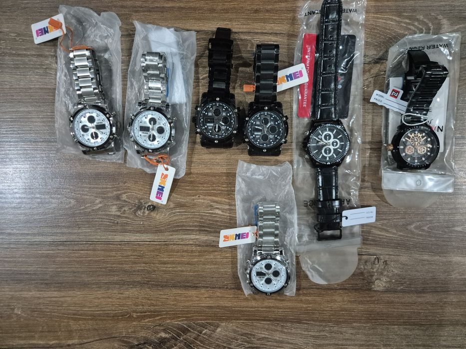7 zegarków SKMEI i inne