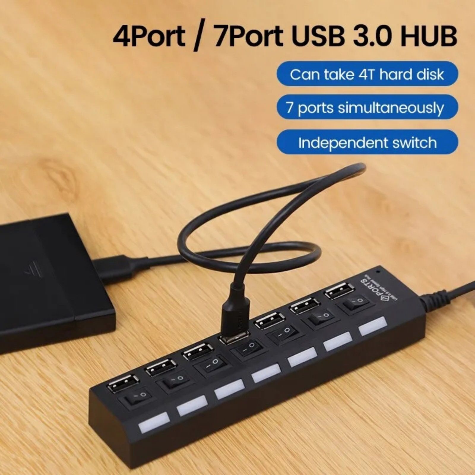 Концентратор USB 2.0, несколько портов-разветвителей USB, концентратор