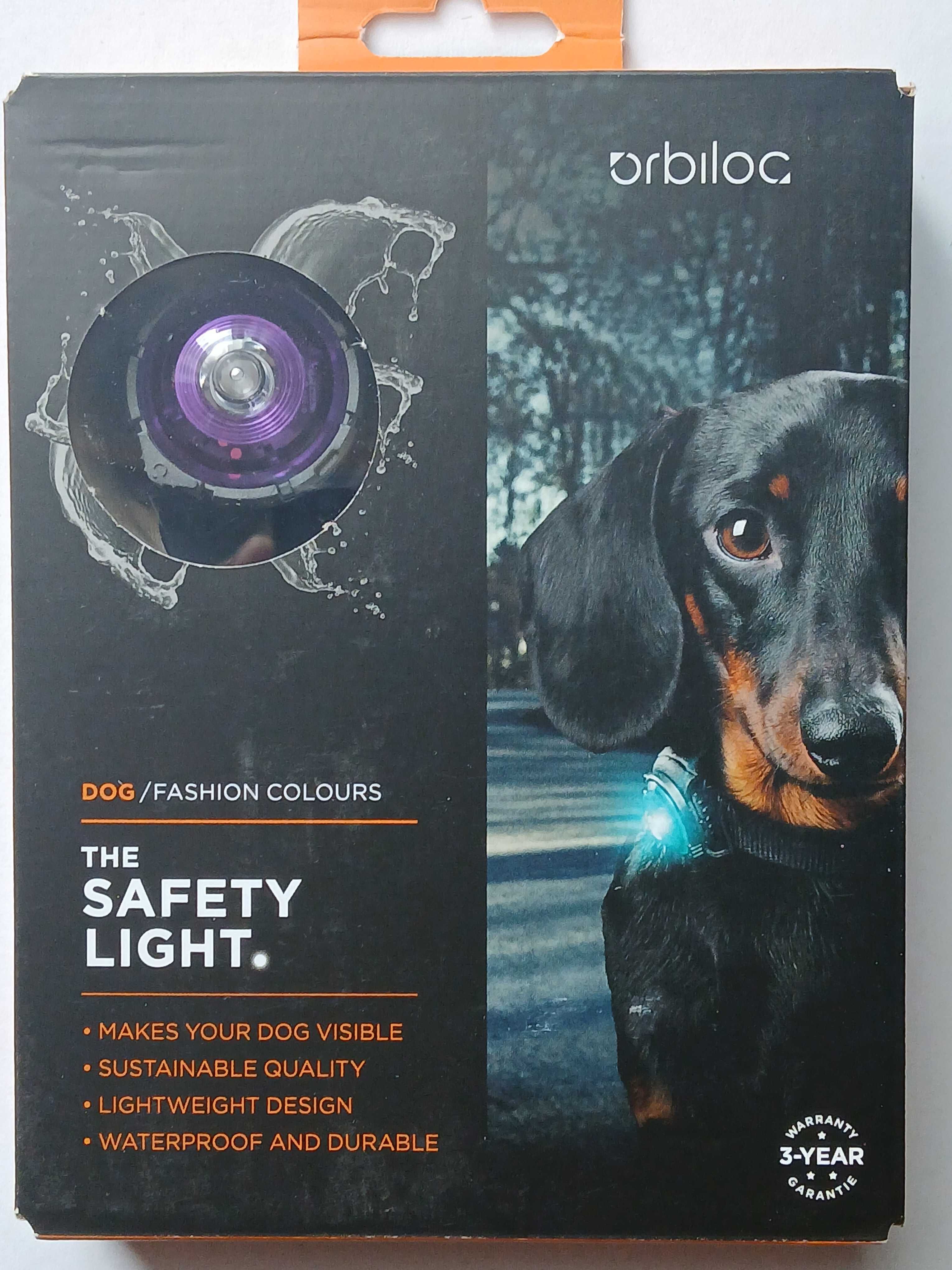 Lampka LED Orbiloc na obrożę Orbiloc Purple *oryginał