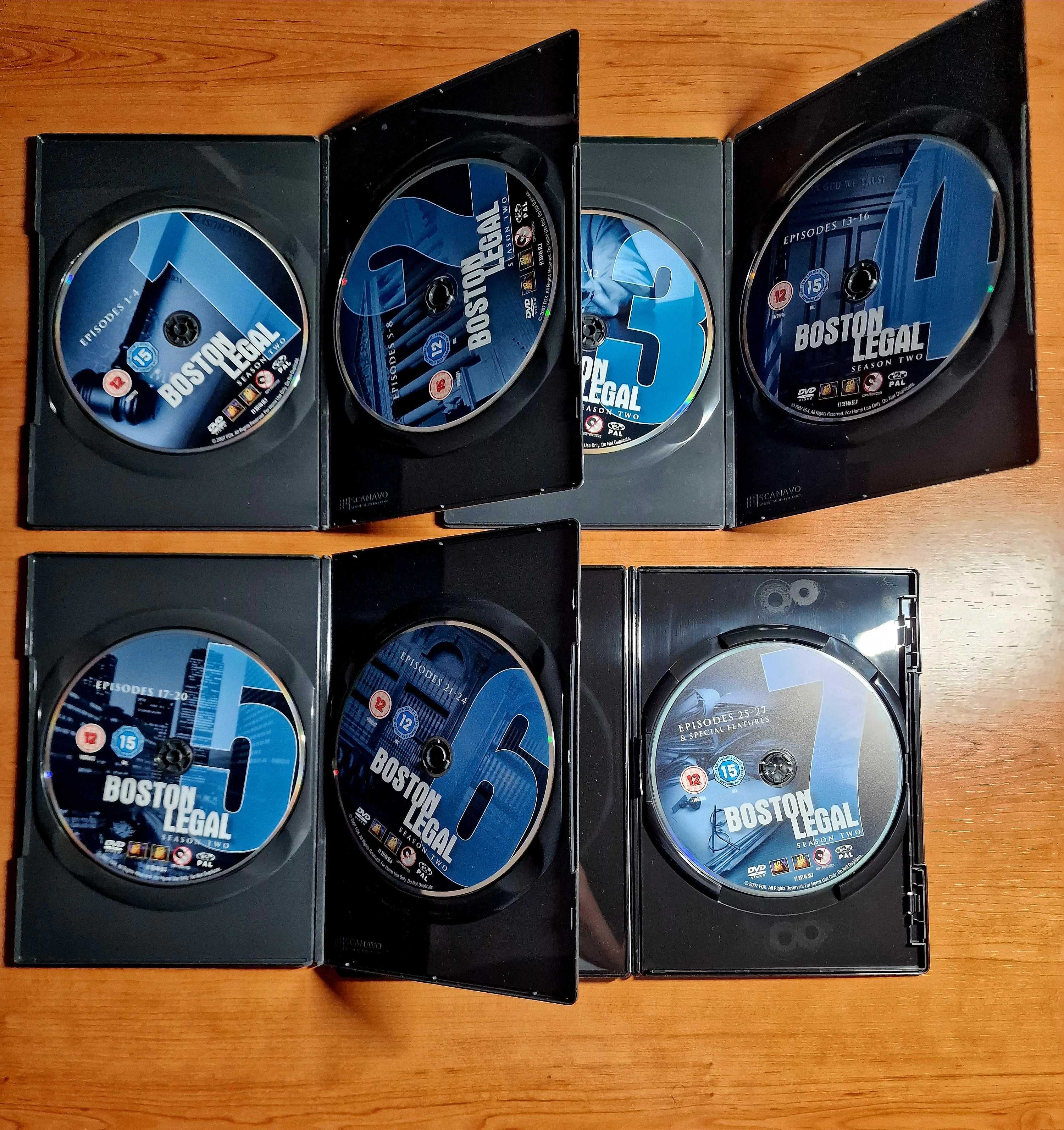Série BOSTON LEGAL Temporada 2 - 27 Episódios em 7dvds/Edição nacional