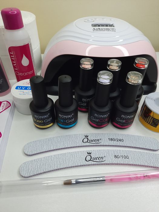 zestaw do paznokci hybryd przedłużania