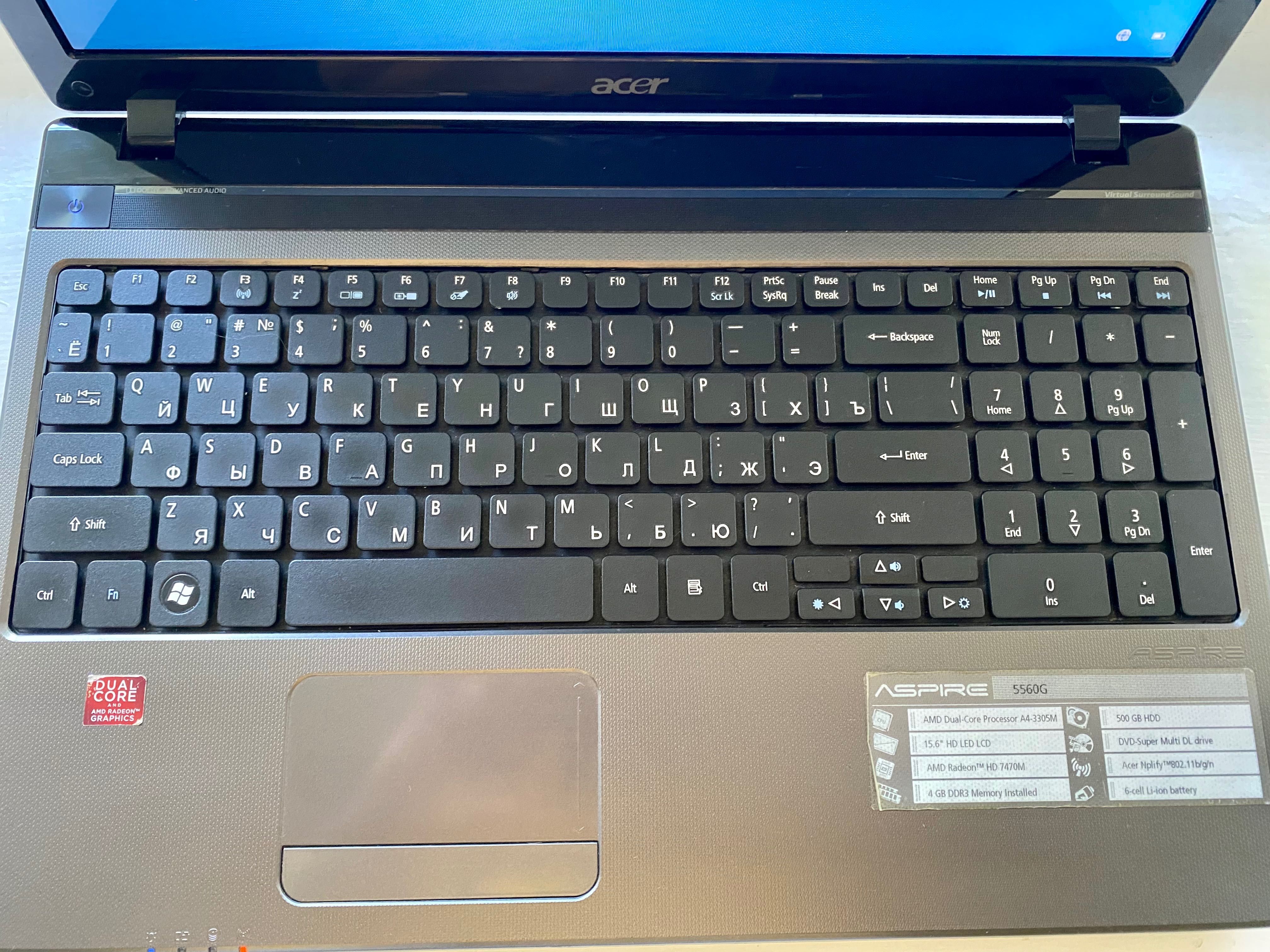 Ноутбук Acer Aspire 5560G в хорошому стані