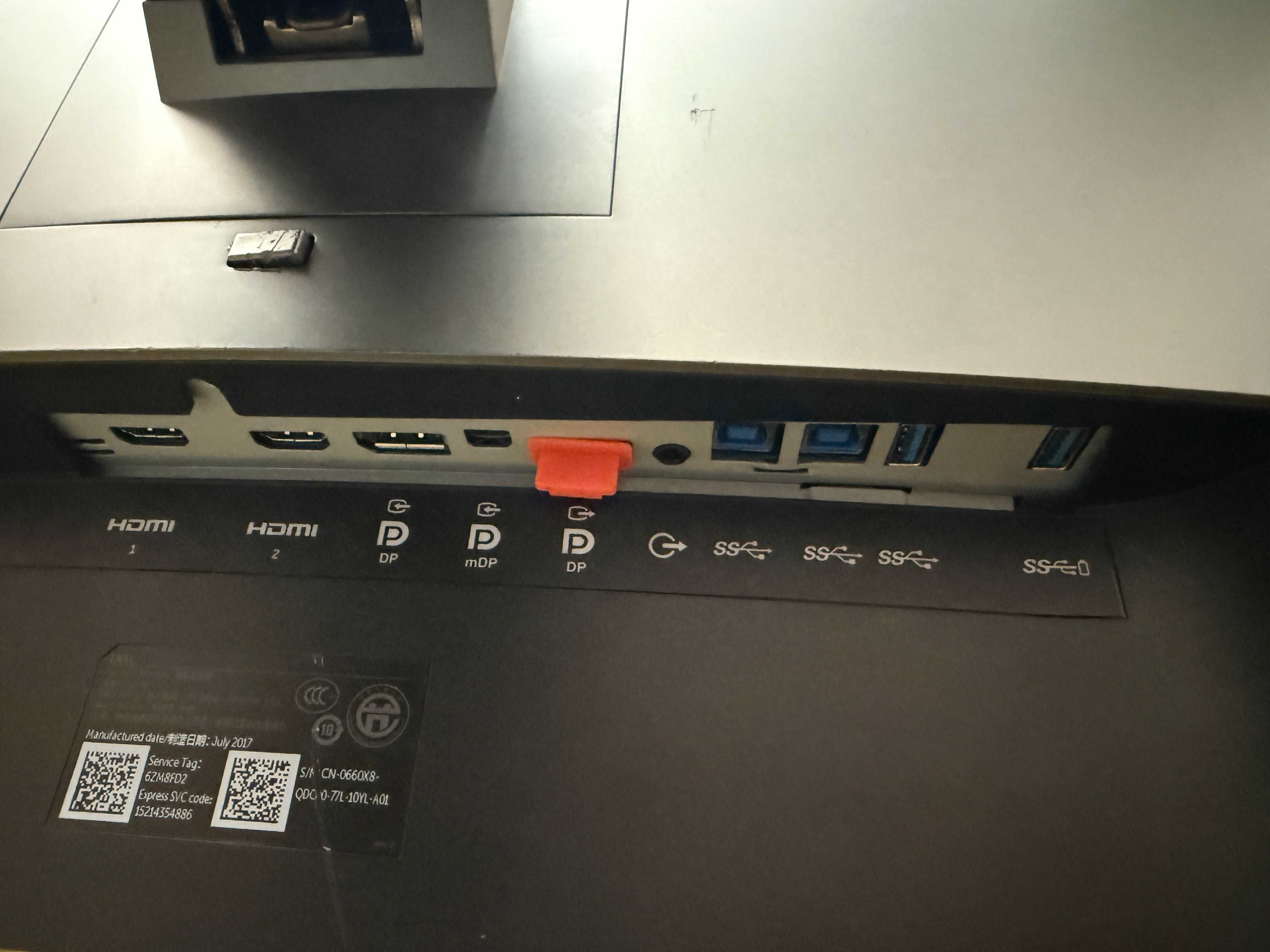 Monitor Dell U3417W 34" curved 3440x1440