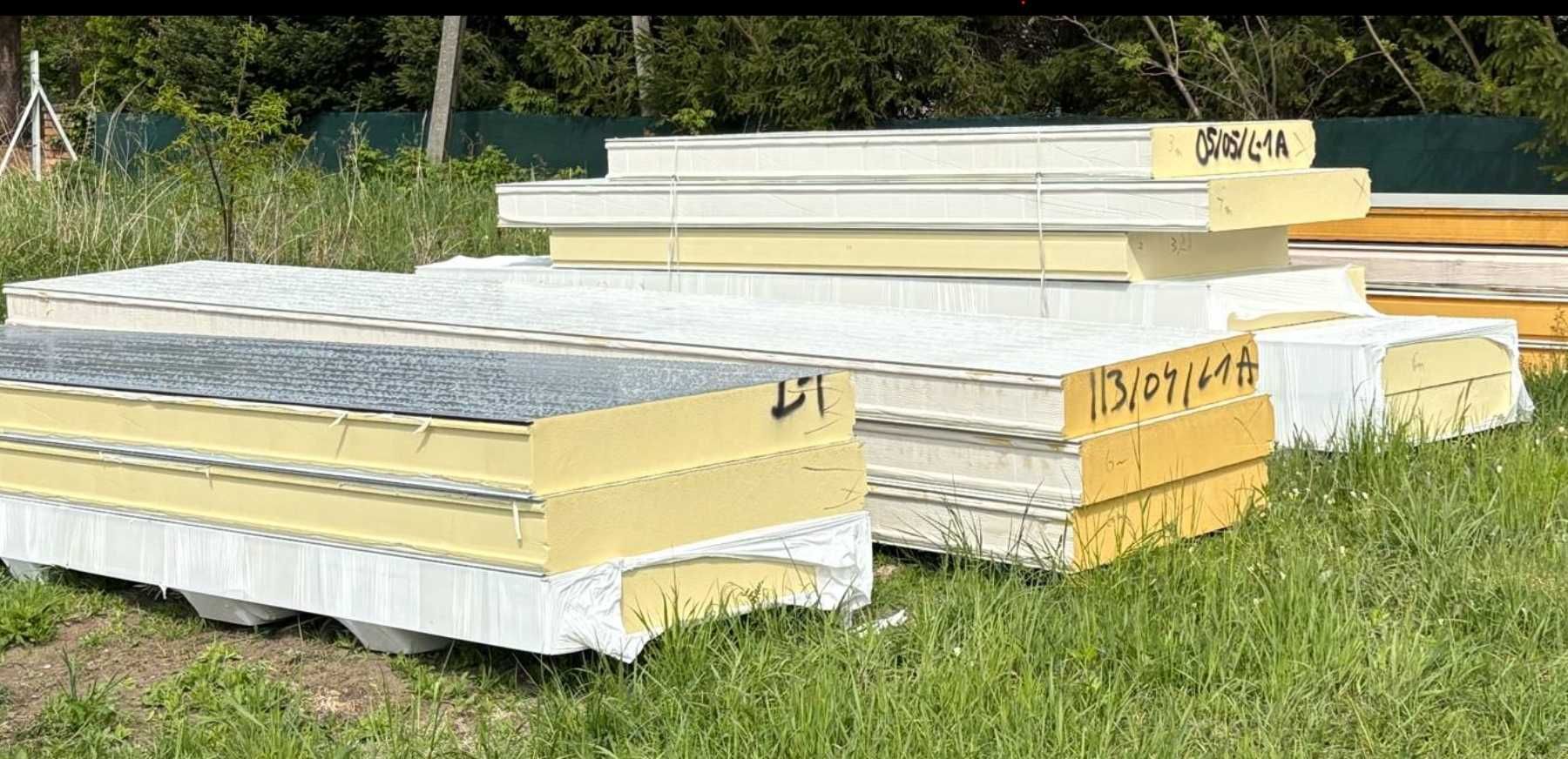 Płyta warstwowa chłodnicza z pianki poliuretanowej II gat.