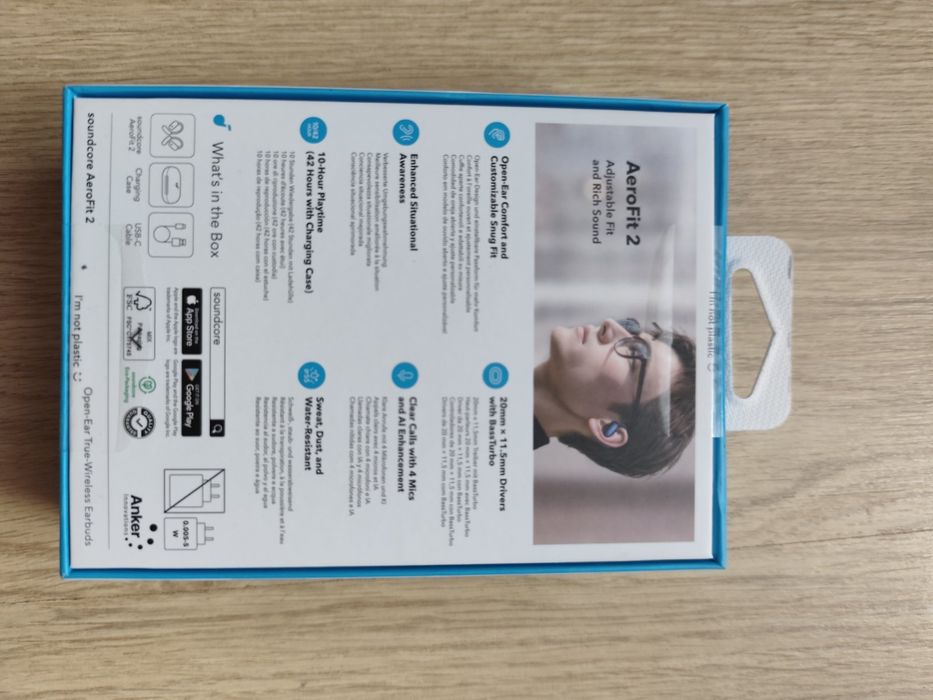 Навушники,  гарнітура Soundcore AeroFit 2 від Anker