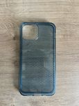 Etui iPhone 13 mini niebieski przezroczysty