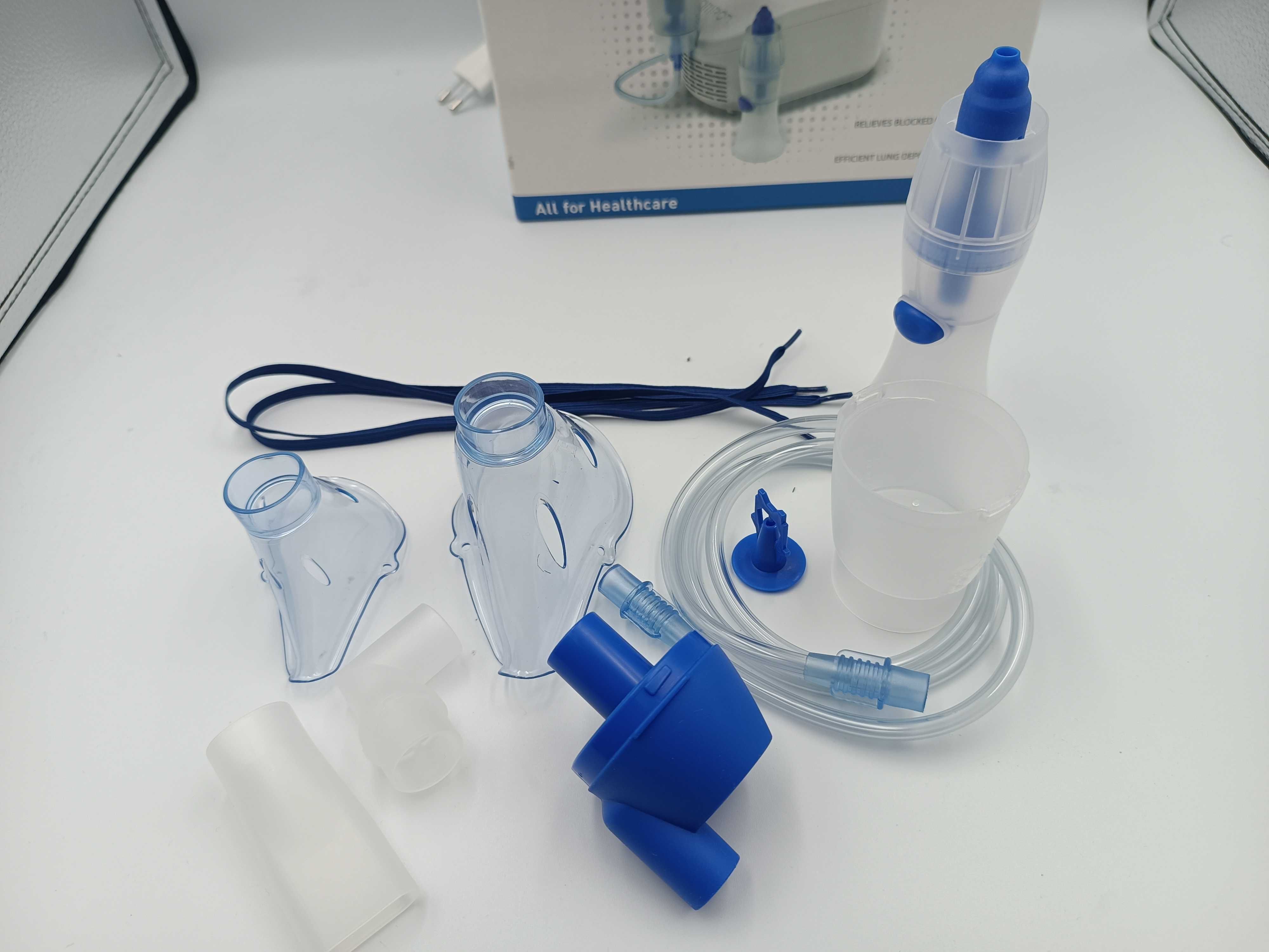 Inhalator kompresorowy Omron X102 Total 2w1 biały