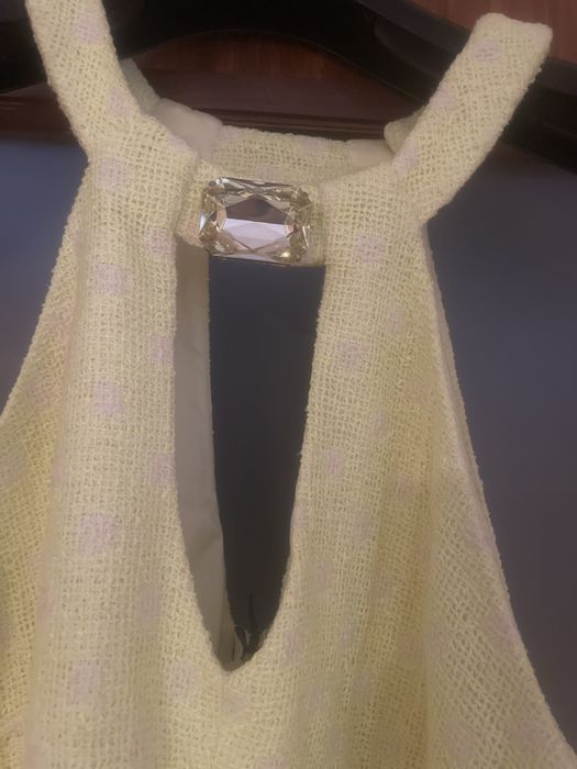 Vestido da marca de luxo Moschino novo com etiqueta