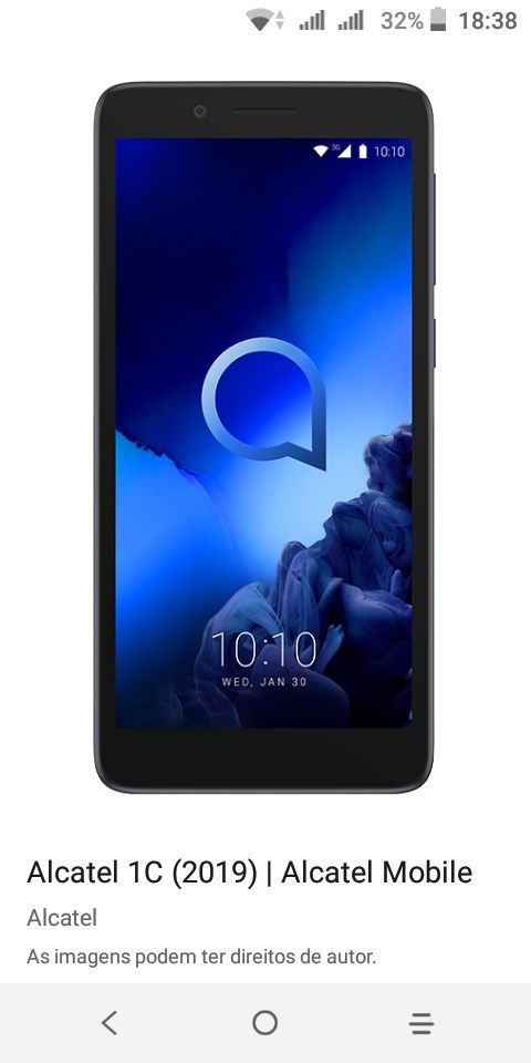 Telemóveis Altice 1c(2019),