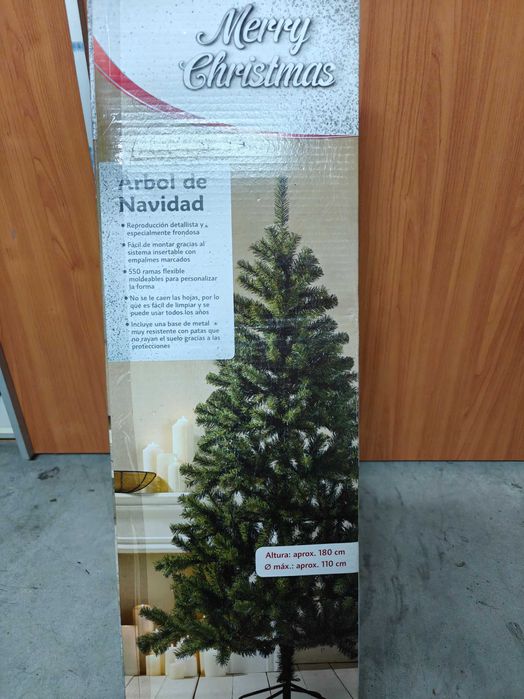 Árvore de Natal artificial - 1.80m - bom estado