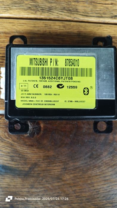 Centralka Bluetoth Mitsubishi Outlander 8785A010
