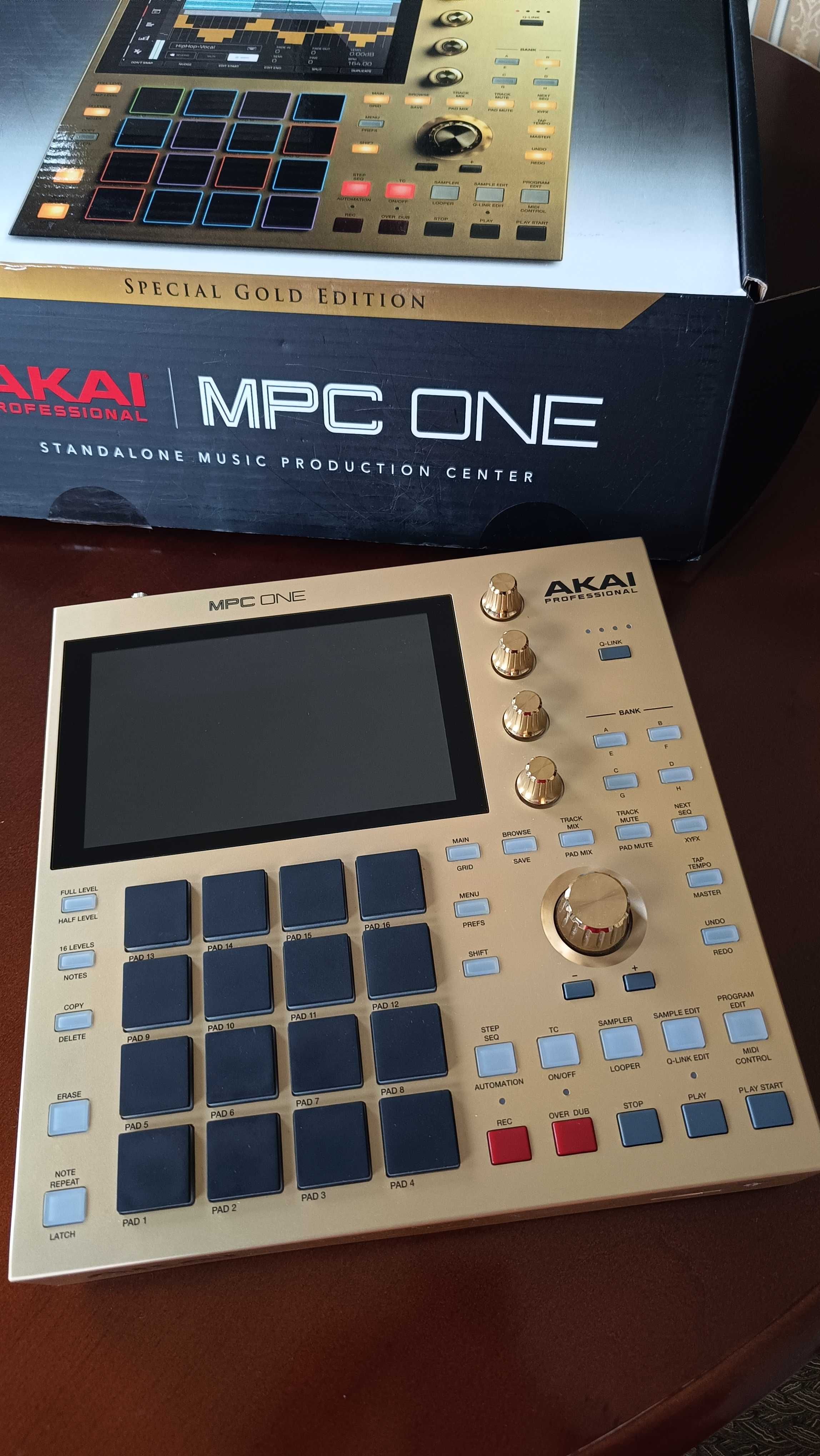 AKAI MPC One Professional Gold Edition, stan idealny - jak nowy