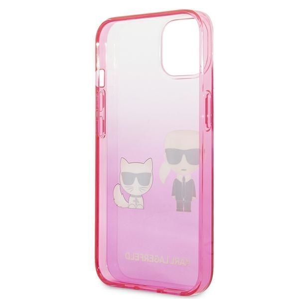 Etui Karl Lagerfeld Ikonik iPhone 13 Mini Różowy Gradient