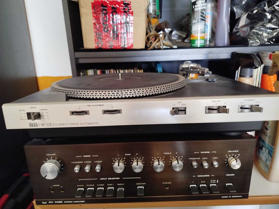 Gramofon ITT HiFi 8012 Mitsubishi DP 86 DA Vintage