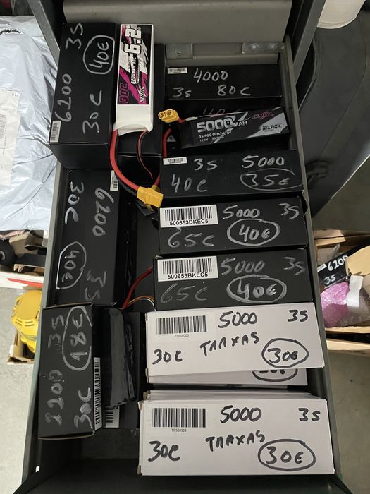 Bateria de lipo 2s 3s 4s