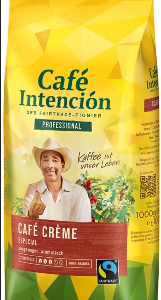 Kawa ziarnista Café Intención Café Crème Especial  1000 g.