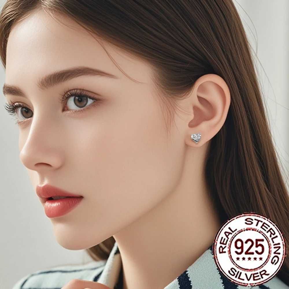Срібні сережки 925 проба! Фіаніти Swarovski !!!