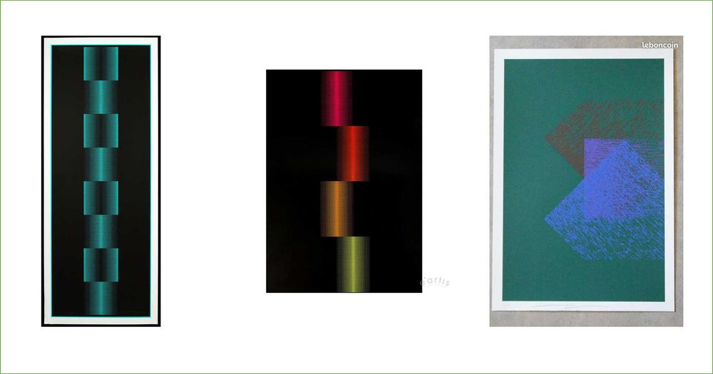 CARGALEIRO, VIEIRA DA SILVA e outros. Serigrafias assinadas à mão