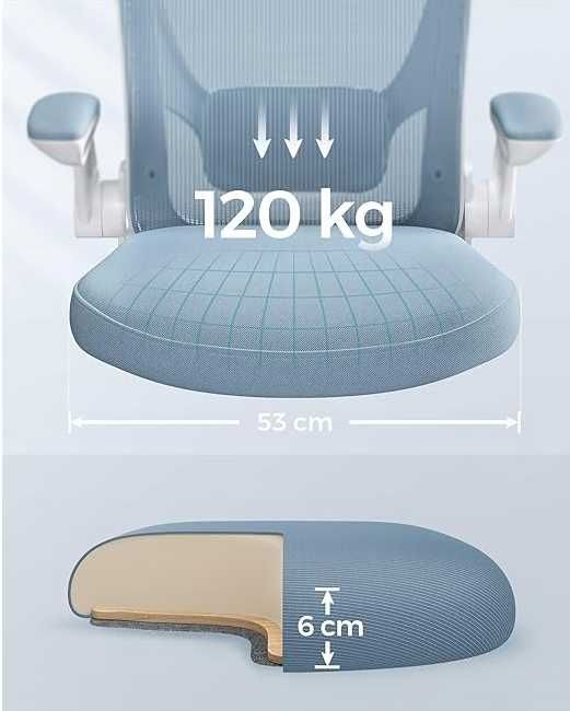 Nowy fotel obrotowy / krzesło biurowe / ergonom / SONGMICS !6732!