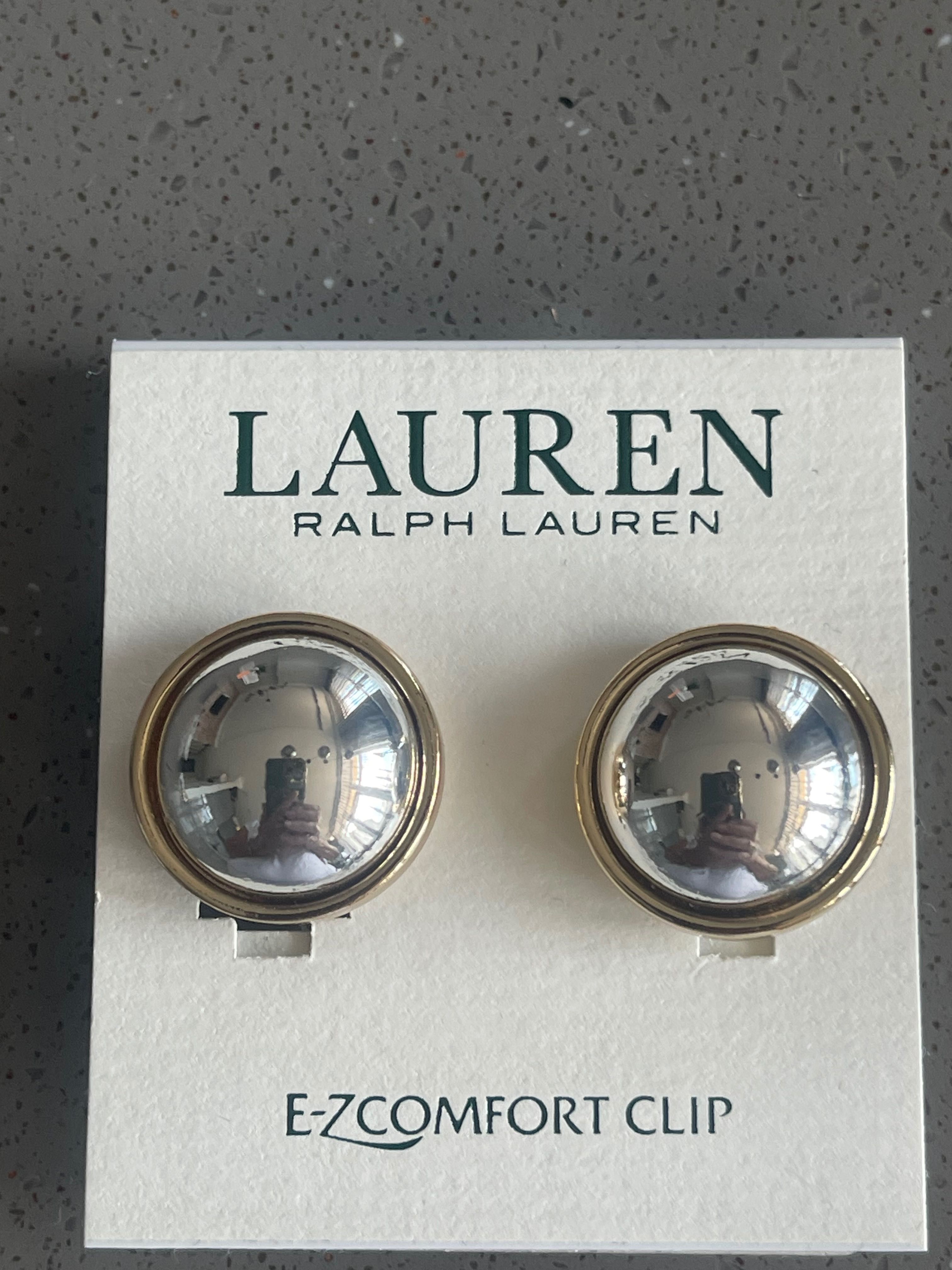 Ralph Lauren original Клипсы крупные, новые