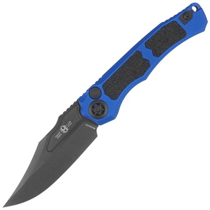 Nóż automatyczny Heretic Wraith V4 Auto Blue Aluminium/3M, Black DLC M