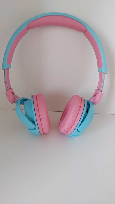 Słuchawki JBL bezprzewodowe różowo-niebieskie