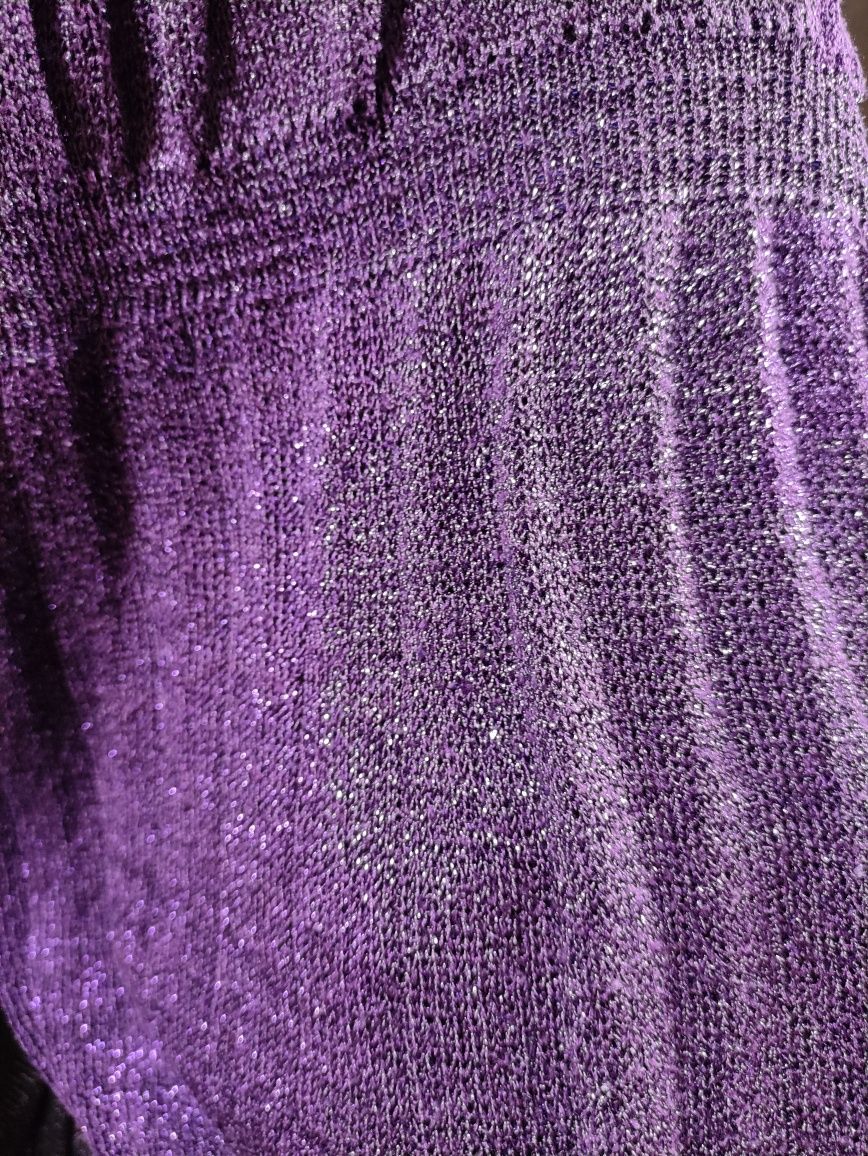 Damski sweter M fioletowy