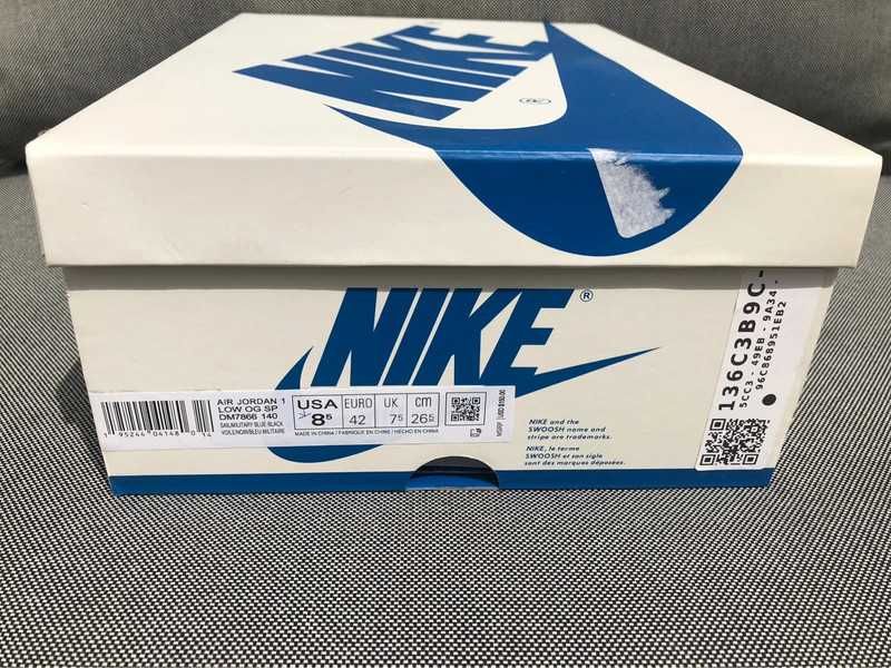 Jordan 1 Retro Low OG SP Fragment x Travis Scott 42