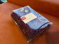 Zasłona velvet fioletowa sznurkowa Ozdoba okna NOWA 90x250 H&Y UNIKAT