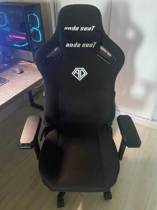 Ігрове крісло Anda Seat Kaiser 3 Size XL (Black Fabric)