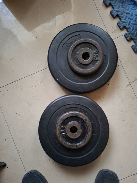 Obciążenie 2x10kg, 2x2kg
