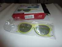 Okulary Cinema 3D  LG   4 szt nowe