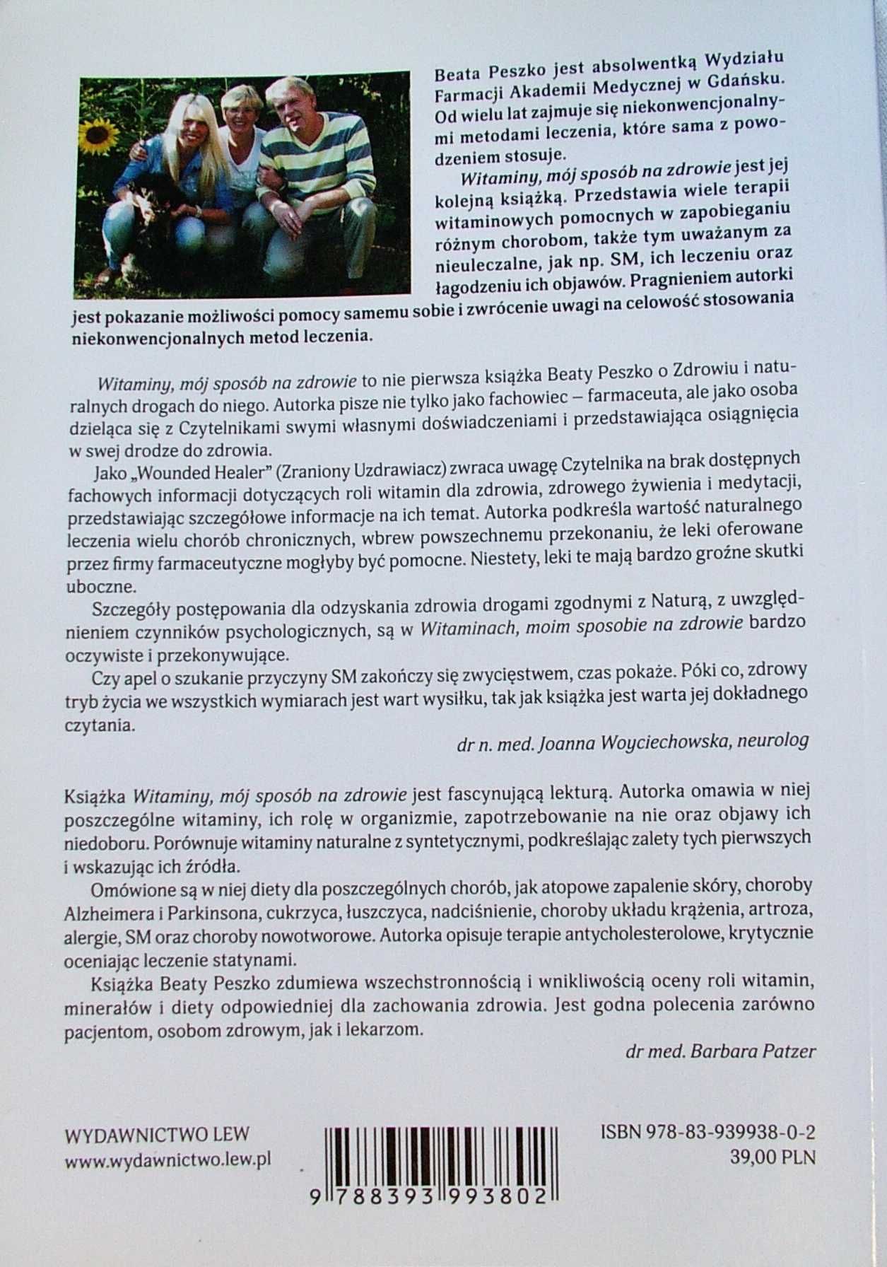 Witaminy Mój Sposób Na Zdrowie - Beata Peszko