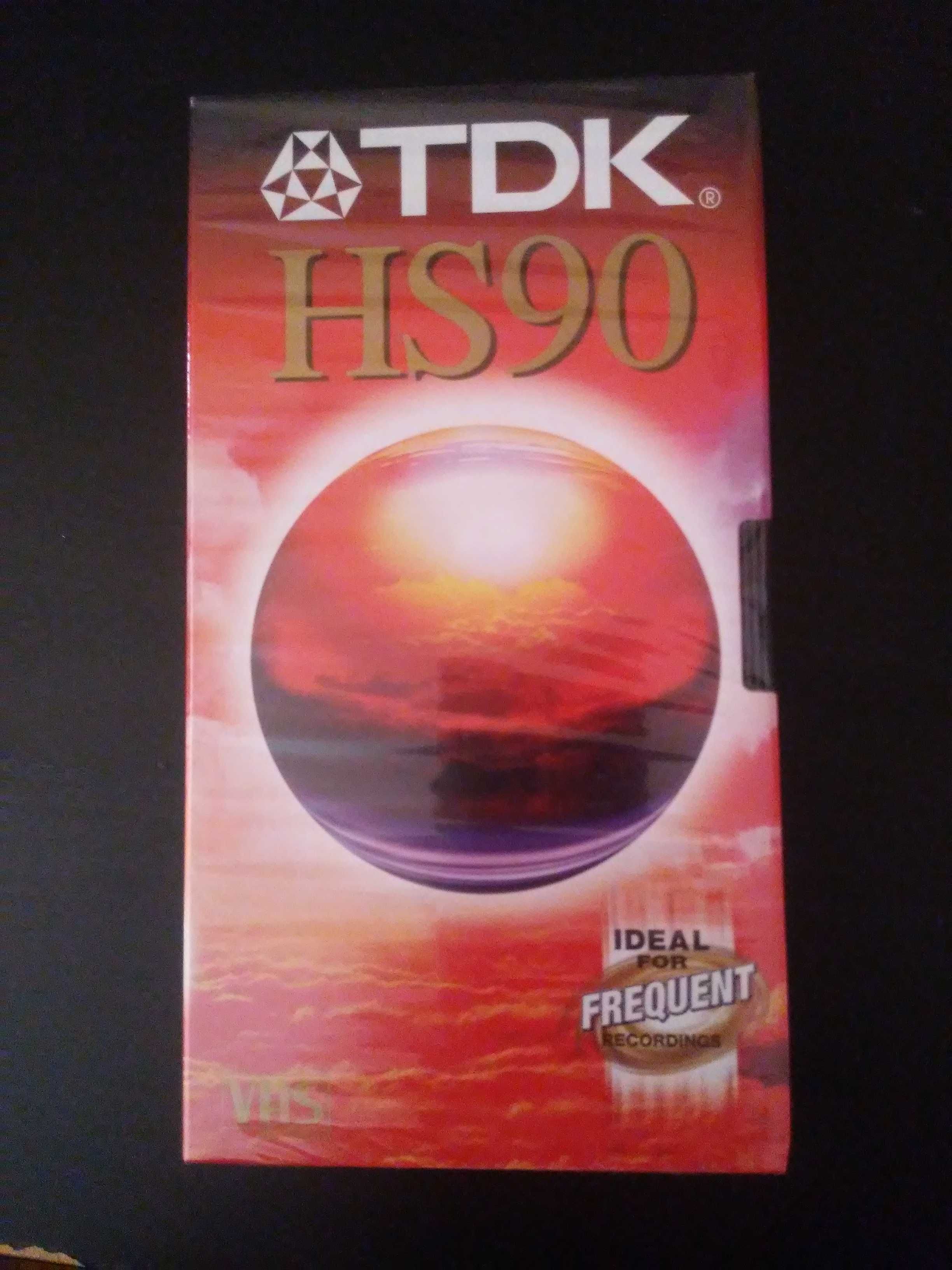 Kaseta VHS 90 nieużywana, zapieczętowana