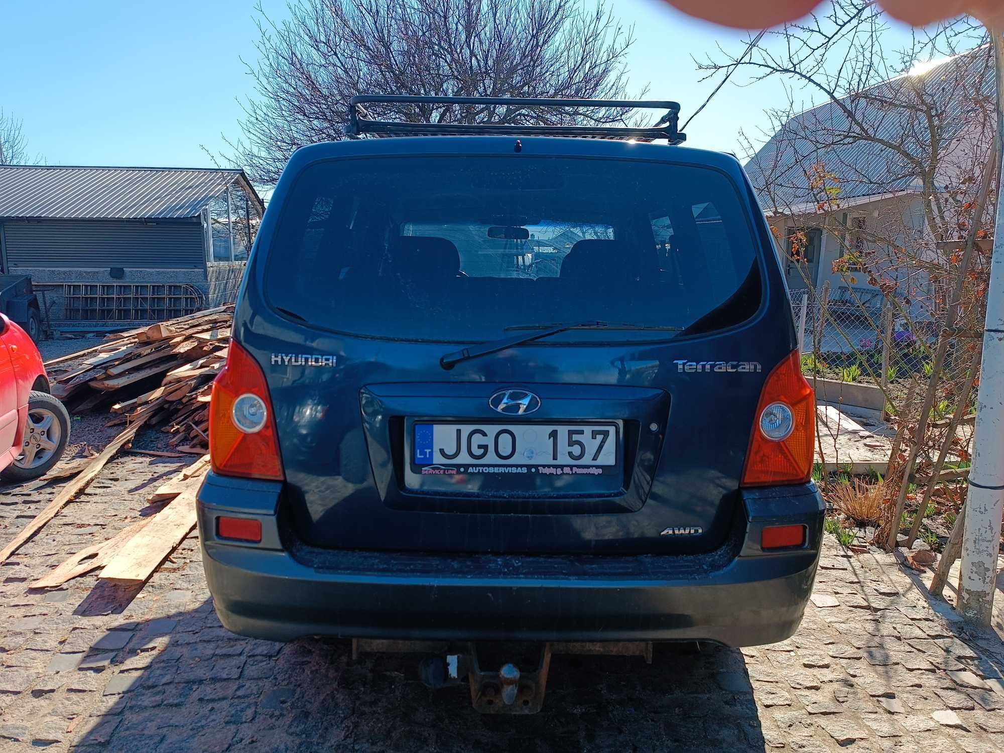 Разборка HYUNDAI Terracan 2,9 дизель 2001-2007год